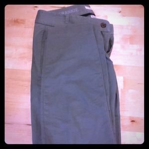 J crew Frankie pants olive green size 2